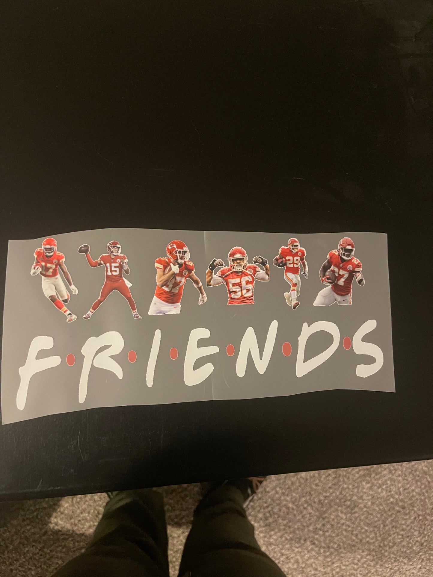 KC Chiefs Friends (white lettering)