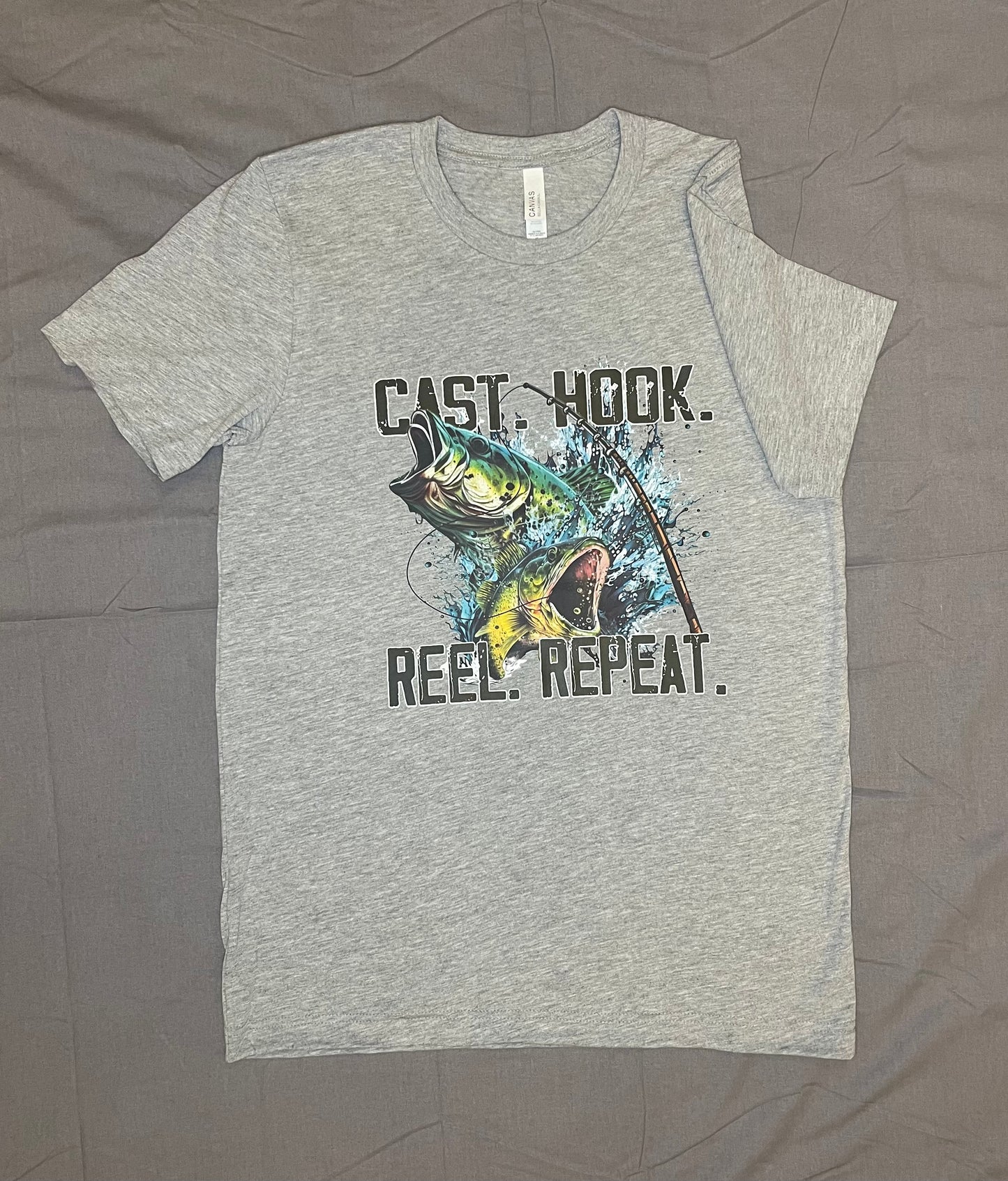 Cast Hook Reel Repeat